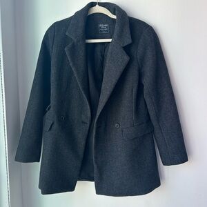 Abercrombie and Fitch wool blend dad coat